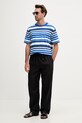 Tommy Hilfiger tričko pánske bavlnené MW0MW42375 modrá SS26