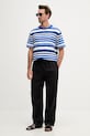 Tommy Hilfiger tričko pánske bavlnené MW0MW42375 modrá SS26