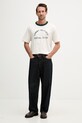 Tommy Hilfiger tričko pánské bavlněné MW0MW42388 béžová SS26