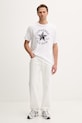 Converse T-shirt męski bawełniany CVM6T087 biały SS26