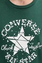 Converse T-shirt męski bawełniany CVM6T087 zielony