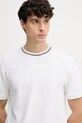 BOSS tričko pánske bavlnené Taut 40 biela 50559847