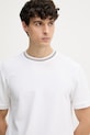 BOSS tričko pánske bavlnené Taut 40 biela 50559847