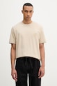 BOSS kratka majica moška bombažna Tames 52 bež 50560328