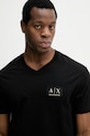 Armani Exchange t-shirt bawełniany czarny XM002179.AF12308