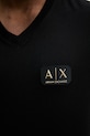 Armani Exchange t-shirt bawełniany XM002179.AF12308 czarny