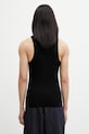 Odzież Filling Pieces Tank Top top swetrowy bawełniany męski 412622500292.130 czarny