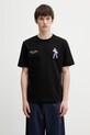 Odzież Filling Pieces t-shirt bawełniany Bakery 412620500286.130 czarny