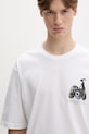 Filling Pieces tricou bărbătesc din bumbac Chrome Fruit alb 412620501291.110