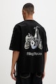 Filling Pieces tricou bărbătesc din bumbac Chrome Fruit print negru 412620501291.130