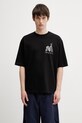 Odzież Filling Pieces t-shirt bawełniany Chrome Fruit 412620501291.130 czarny