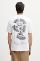 Oblečenie Filling Pieces pánske basic bavlnené tričko Broken Plate 412620500321.110 biela