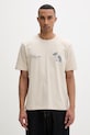 Oblečenie Filling Pieces tričko pánske bavlnené Broken Plate 412620500321.292 béžová