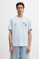 Filling Pieces t-shirt męski bawełniany Broken Plate niebieski 412620500321.294