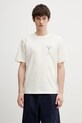 Odzież Filling Pieces t-shirt bawełniany Champagne 412620500288.214 beżowy