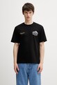Odzież Filling Pieces t-shirt bawełniany Citrus 412620500290.130 czarny