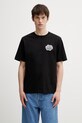 Filling Pieces t-shirt bawełniany Gowtu Tonal bawełna czarny 422520500167.130