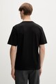 Îmbrăcăminte Filling Pieces tricou bărbați din bumbac Gowtu Tonal 422520500167.130 negru