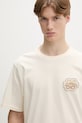 Filling Pieces T-shirt da uomo in cotone Gowtu Tonal beige 422520500167.214