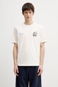 Odzież Filling Pieces t-shirt bawełniany Pepper 412620500285.214 beżowy