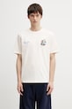 Odzież Filling Pieces t-shirt bawełniany Pepper 412620500285.214 beżowy