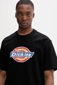 Dickies T-shirt męski bawełniany czarny DK0A88FGBLK1