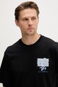 Dickies t-shirt ανδρικό βαμβακερό μαύρο DK0A88JHBLK1