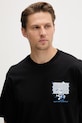 Dickies t-shirt ανδρικό βαμβακερό μαύρο DK0A88JHBLK1