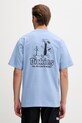Dickies tričko pánske bavlnené modrá DK0A88GEL391