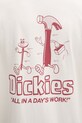 Dickies T-shirt ανδρικό βαμβακερό DK0A88GEC481 μπεζ