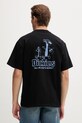Dickies тениска мъжка от памук черен DK0A88GEBLK1