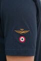 Aeronautica Militare t-shirt bawełniany TS2536UJ00641 granatowy