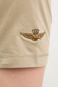 Aeronautica Militare t-shirt bawełniany TS2538UJ00727 zielony