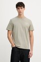 Karl Lagerfeld t-shirt męski bawełniany zielony B2M44001