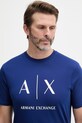 Armani Exchange Тениска мъжка памучна тъмносин XM002683.AF10356