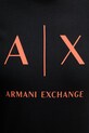 Armani Exchange тениска мъжка памучна XM002683.AF10356 черен