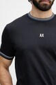 Armani Exchange T-shirt męski bawełniany XM002451.AF10356 granatowy
