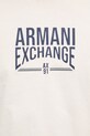Armani Exchange kratka majica moška bombažna XM002452.AF10334 bež