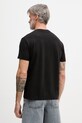 Odzież Armani Exchange t-shirt męski bawełniany XM002453.AF10337 czarny