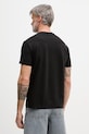 Odzież Armani Exchange t-shirt męski bawełniany XM002453.AF10337 czarny