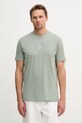 Armani Exchange t-shirt męski bawełniany zielony XM002454.AF10358