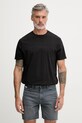 Armani Exchange tričko pánske bavlnené čierna XM002467.AF10356