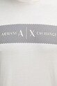 Armani Exchange t-shirt męski bawełniany XM002472.AF10356 beżowy