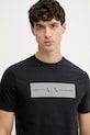 Armani Exchange t-shirt męski bawełniany granatowy XM002472.AF10356