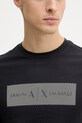 Armani Exchange t-shirt męski bawełniany XM002472.AF10356 granatowy