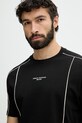 Armani Exchange kratka majica moška bombažna črna XM002492.AF10356