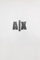 Armani Exchange t-shirt męski bawełniany XM002509.AF10358 beżowy