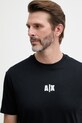 Armani Exchange t-shirt męski bawełniany XM002509.AF10358 granatowy