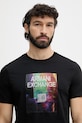 Armani Exchange t-shirt da uomo in cotone nero XM002515.AF10356