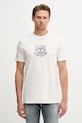 Armani Exchange T-shirt da uomo in cotone beige XM002776.AF10356